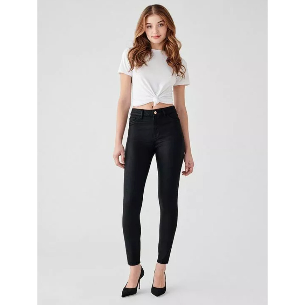 DL1961 Farrow Ankle Skinny High rise Instasculpt Jeans Sonoma Black Sz 26 12465